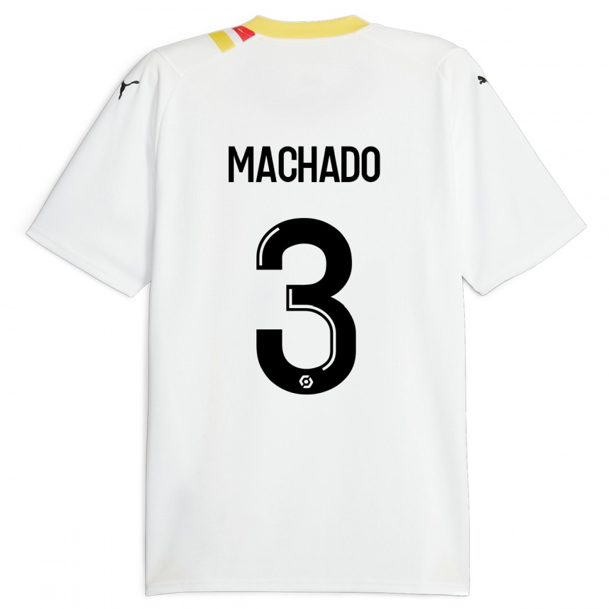 Niño Fútbol Camiseta Deiver Machado #3 Negro 2ª Equipación 2023/24 México