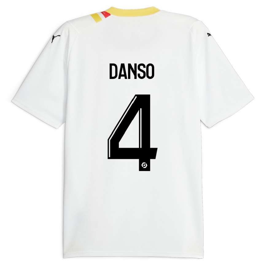 Niño Fútbol Camiseta Kevin Danso #4 Negro 2ª Equipación 2023/24 México