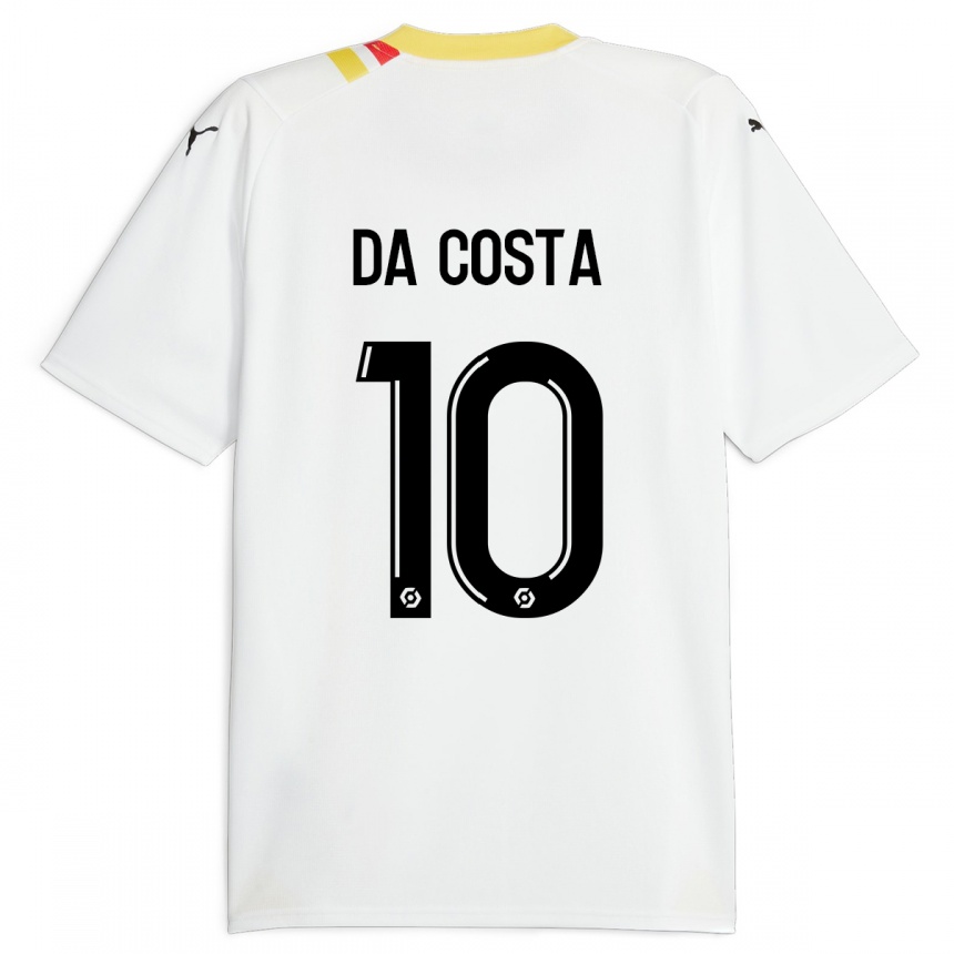 Niño Fútbol Camiseta David Pereira Da Costa #10 Negro 2ª Equipación 2023/24 México