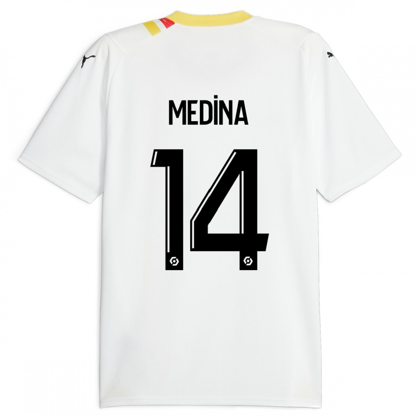 Niño Fútbol Camiseta Facundo Medina #14 Negro 2ª Equipación 2023/24 México