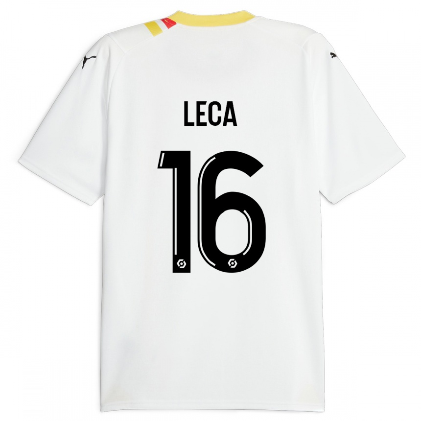 Niño Fútbol Camiseta Jean-Louis Leca #16 Negro 2ª Equipación 2023/24 México