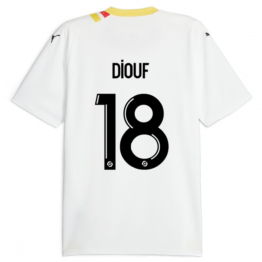 Niño Fútbol Camiseta Andy Diouf #18 Negro 2ª Equipación 2023/24 México