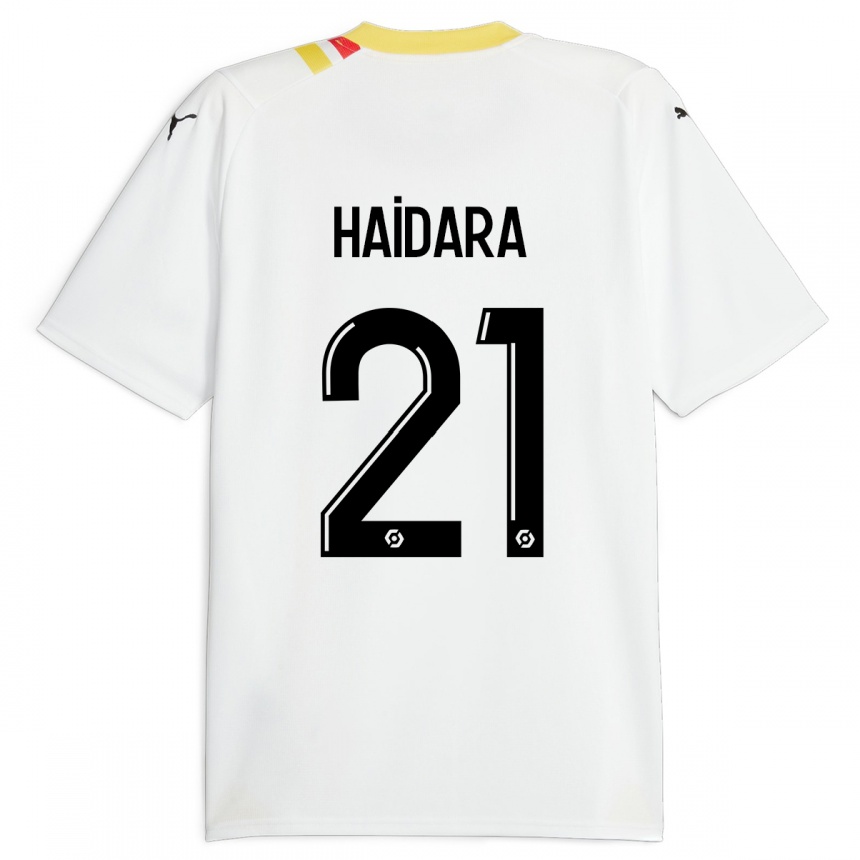 Niño Fútbol Camiseta Massadio Haidara #21 Negro 2ª Equipación 2023/24 México