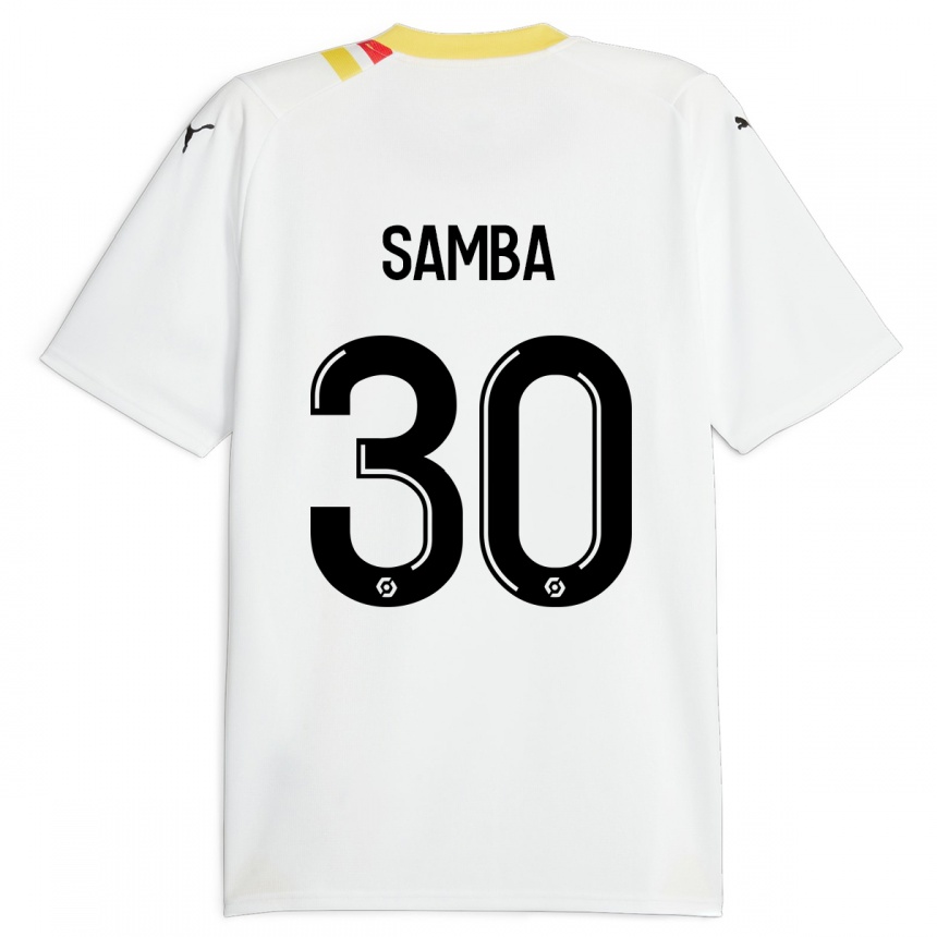 Niño Fútbol Camiseta Brice Samba #30 Negro 2ª Equipación 2023/24 México