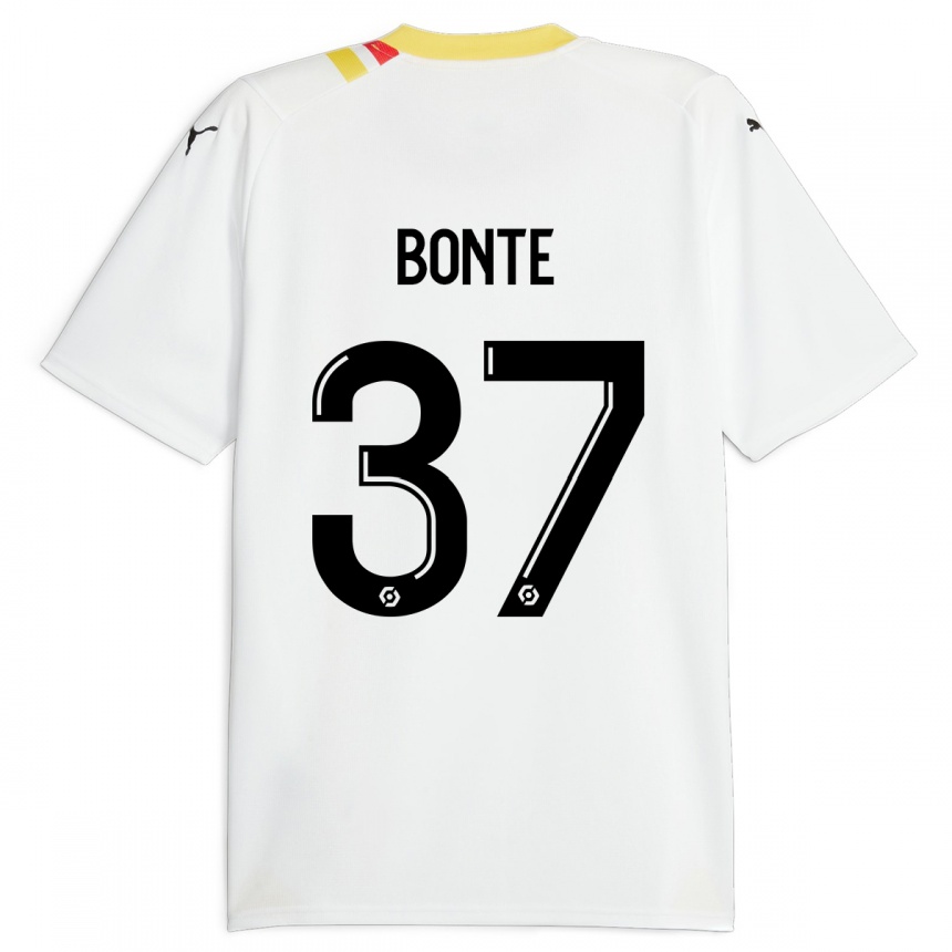 Niño Fútbol Camiseta Nolan Bonte #37 Negro 2ª Equipación 2023/24 México