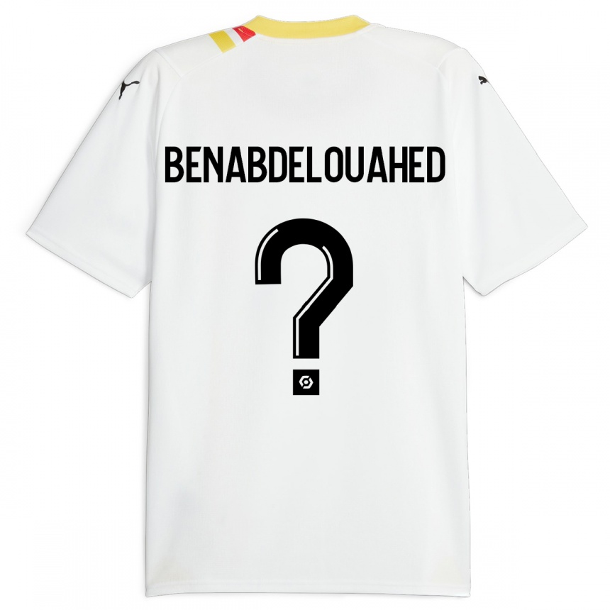 Niño Fútbol Camiseta Kaïs Benabdelouahed #0 Negro 2ª Equipación 2023/24 México