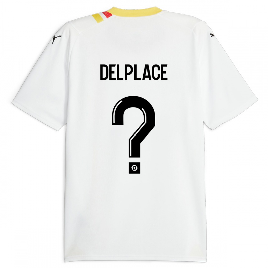 Niño Fútbol Camiseta Adam Delplace #0 Negro 2ª Equipación 2023/24 México