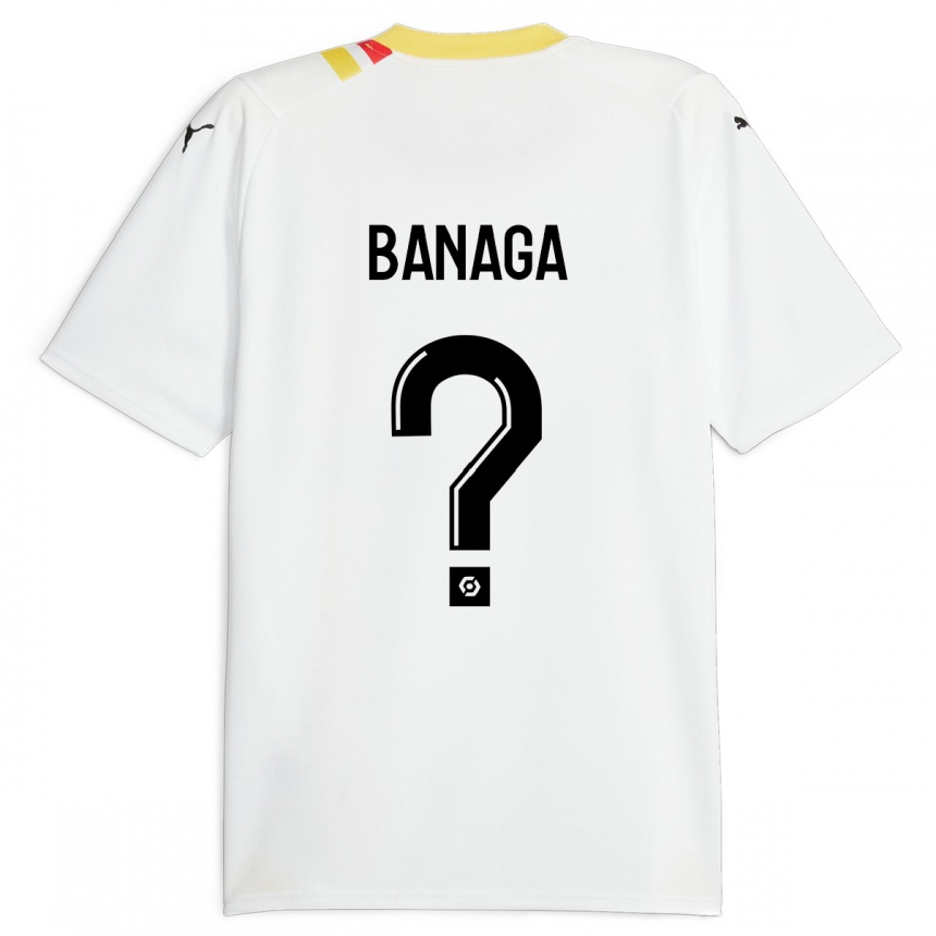 Niño Fútbol Camiseta Mathéssendé Baud Banaga #0 Negro 2ª Equipación 2023/24 México