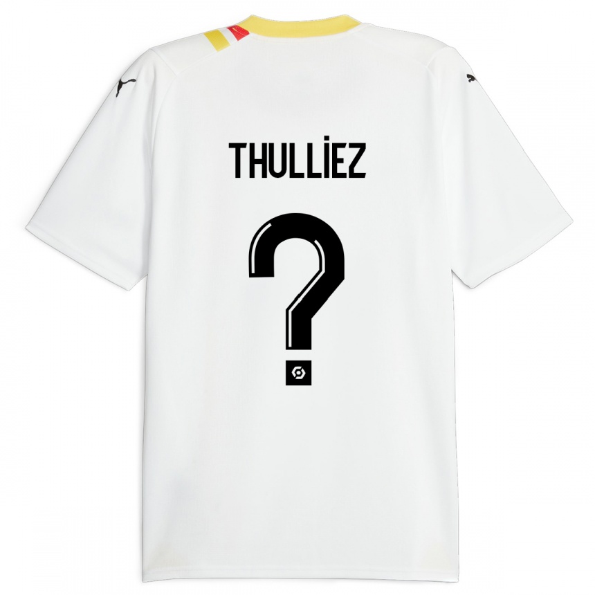 Niño Fútbol Camiseta Lucie Thulliez #0 Negro 2ª Equipación 2023/24 México