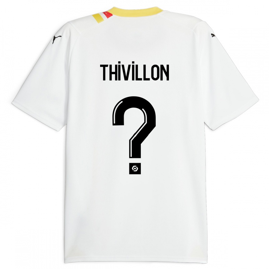 Niño Fútbol Camiseta Lina Thivillon #0 Negro 2ª Equipación 2023/24 México