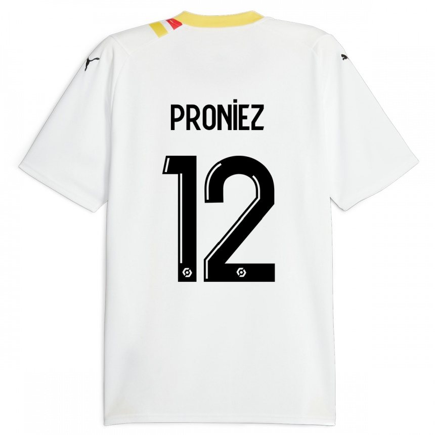 Niño Fútbol Camiseta Fany Proniez #12 Negro 2ª Equipación 2023/24 México