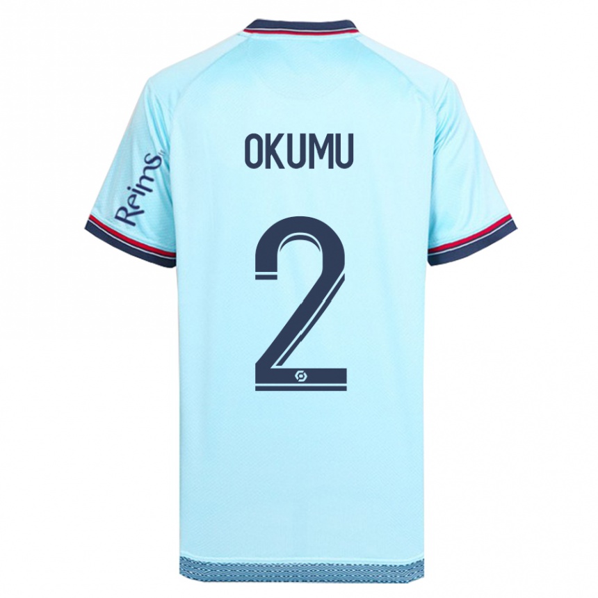 Niño Fútbol Camiseta Joseph Okumu #2 Cielo Azul 2ª Equipación 2023/24 México