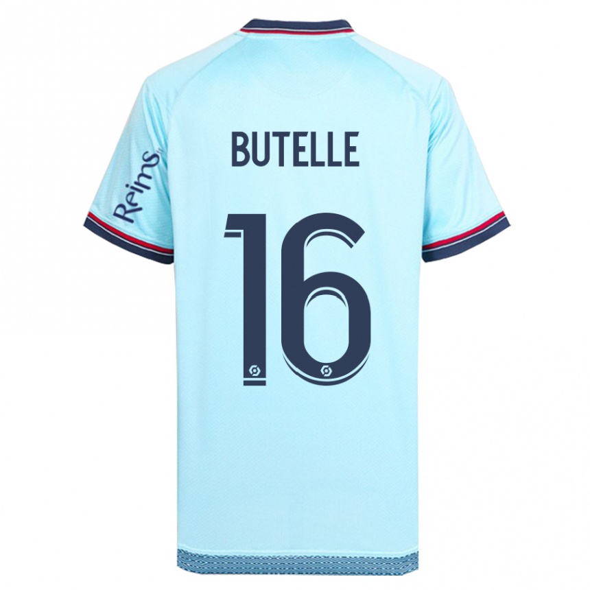 Niño Fútbol Camiseta Ludovic Butelle #16 Cielo Azul 2ª Equipación 2023/24 México
