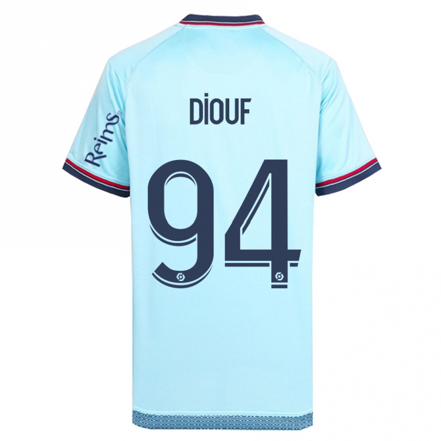 Niño Fútbol Camiseta Yehvann Diouf #94 Cielo Azul 2ª Equipación 2023/24 México