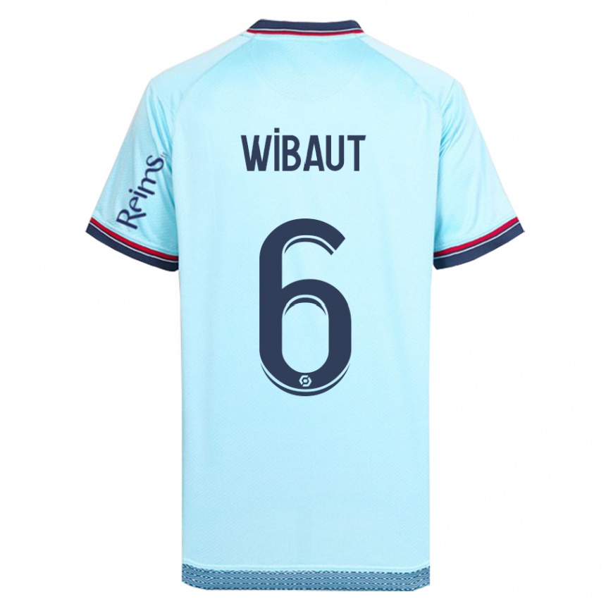 Niño Fútbol Camiseta Clara Wibaut #6 Cielo Azul 2ª Equipación 2023/24 México