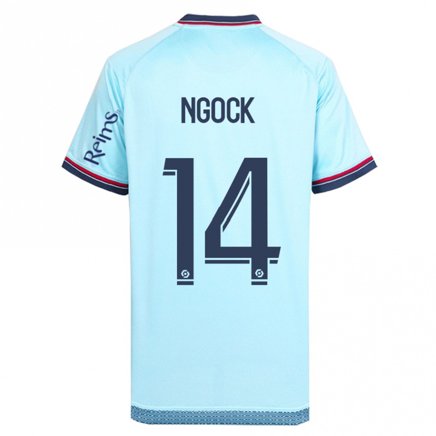 Niño Fútbol Camiseta Monique Ngock #14 Cielo Azul 2ª Equipación 2023/24 México