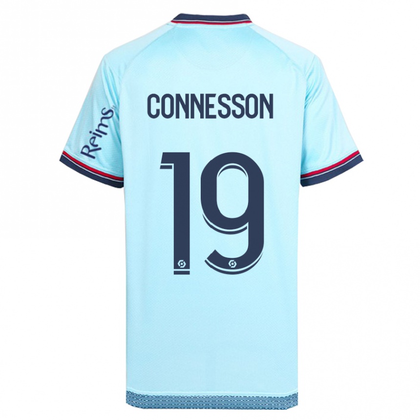 Niño Fútbol Camiseta Adele Connesson #19 Cielo Azul 2ª Equipación 2023/24 México