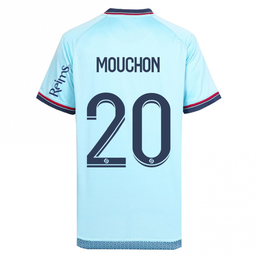 Niño Fútbol Camiseta Noemie Mouchon #20 Cielo Azul 2ª Equipación 2023/24 México