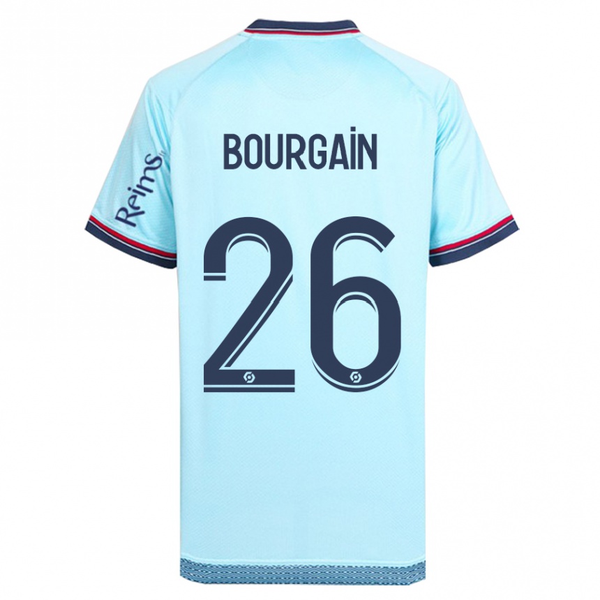 Niño Fútbol Camiseta Lea Bourgain #26 Cielo Azul 2ª Equipación 2023/24 México