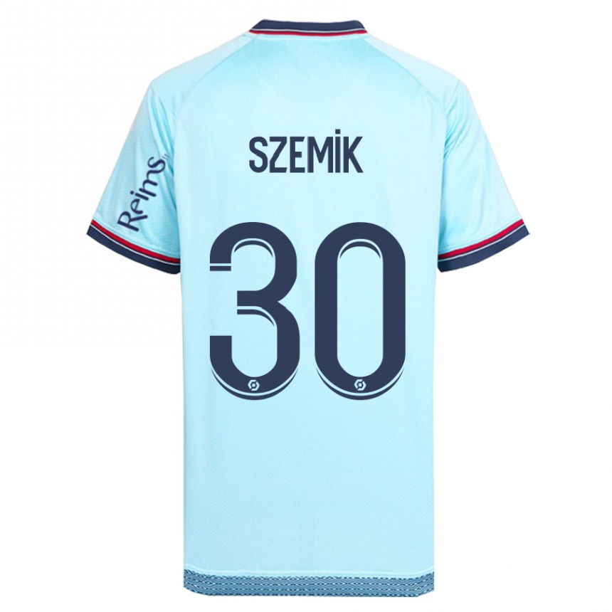 Niño Fútbol Camiseta Kinga Szemik #30 Cielo Azul 2ª Equipación 2023/24 México