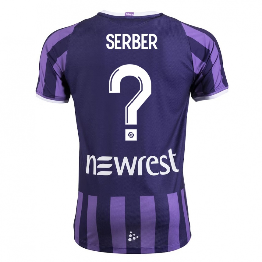 Niño Fútbol Camiseta Kléri Serber #0 Morado 2ª Equipación 2023/24 México