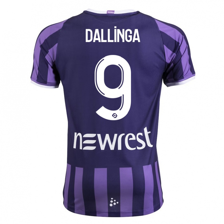 Niño Fútbol Camiseta Thijs Dallinga #9 Morado 2ª Equipación 2023/24 México