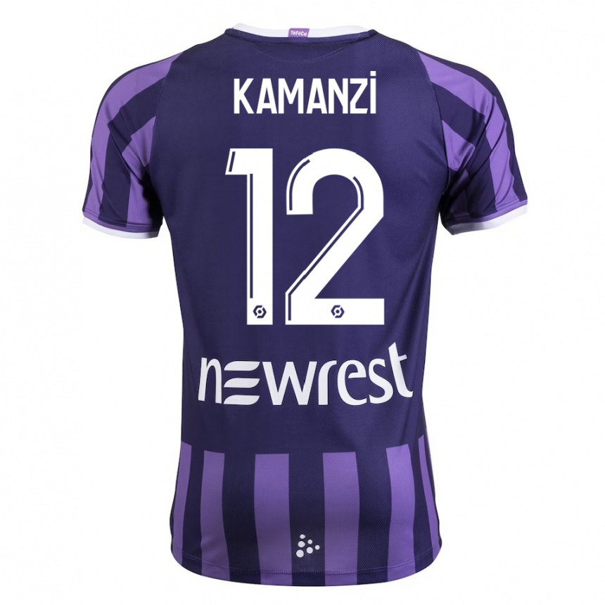 Niño Fútbol Camiseta Warren Kamanzi #12 Morado 2ª Equipación 2023/24 México