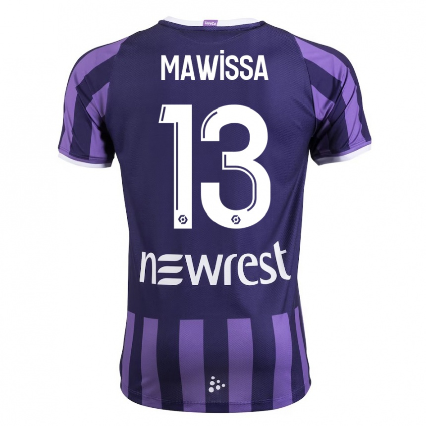 Niño Fútbol Camiseta Christian Mawissa Elebi #13 Morado 2ª Equipación 2023/24 México