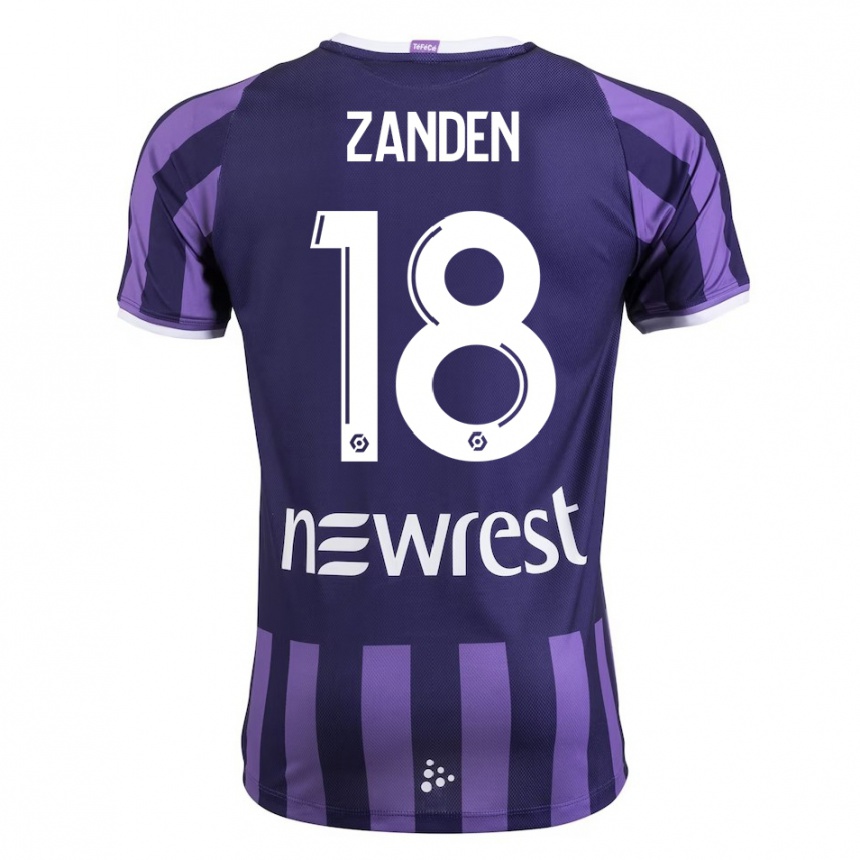 Niño Fútbol Camiseta Oliver Zandén #18 Morado 2ª Equipación 2023/24 México