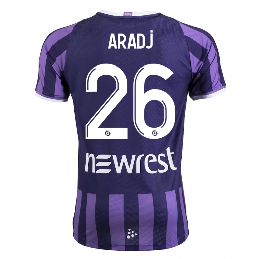 Niño Fútbol Camiseta Ylies Aradj #26 Morado 2ª Equipación 2023/24 México