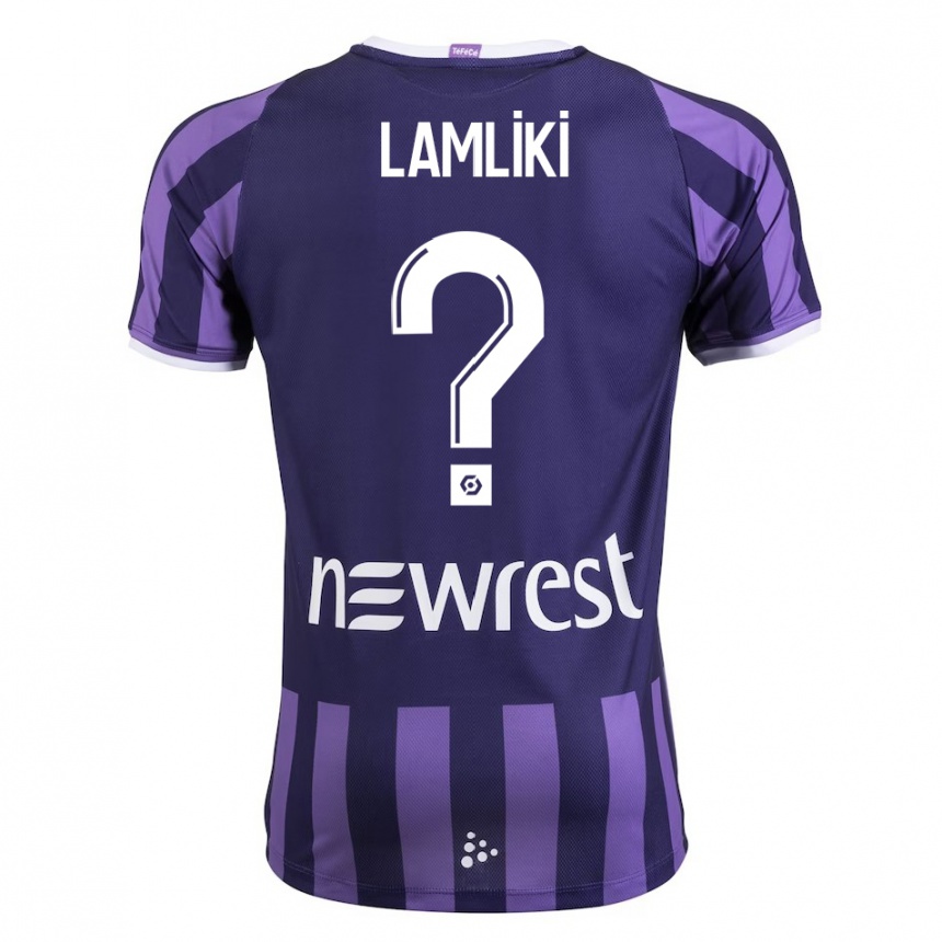 Niño Fútbol Camiseta Nassim Lamliki #0 Morado 2ª Equipación 2023/24 México