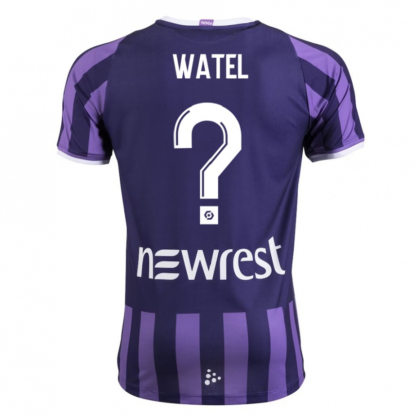 Niño Fútbol Camiseta Kylian Watel #0 Morado 2ª Equipación 2023/24 México