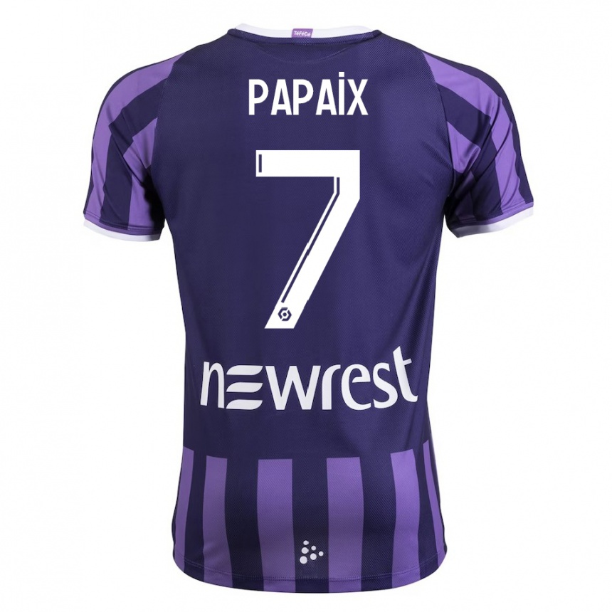 Niño Fútbol Camiseta Marie Papaix #7 Morado 2ª Equipación 2023/24 México