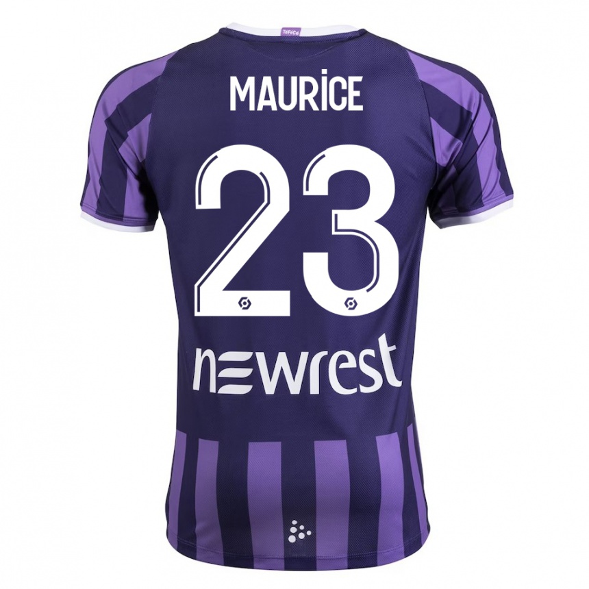 Niño Fútbol Camiseta Sandra Maurice #23 Morado 2ª Equipación 2023/24 México