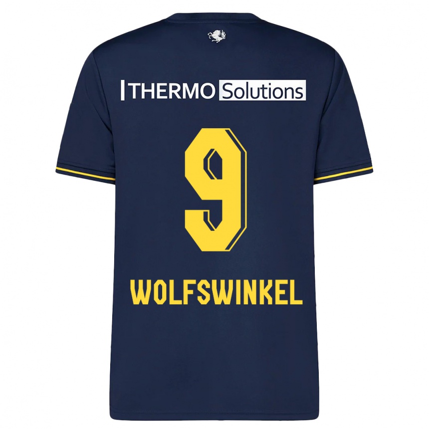 Niño Fútbol Camiseta Ricky Van Wolfswinkel #9 Armada 2ª Equipación 2023/24 México