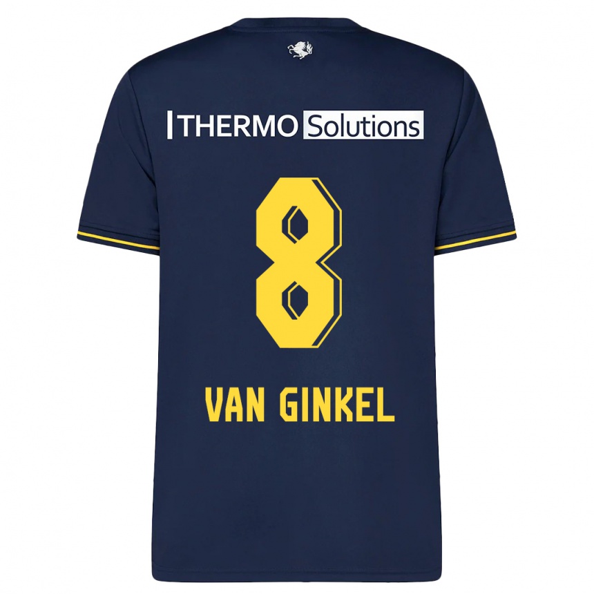 Niño Fútbol Camiseta Danique Van Ginkel #8 Armada 2ª Equipación 2023/24 México