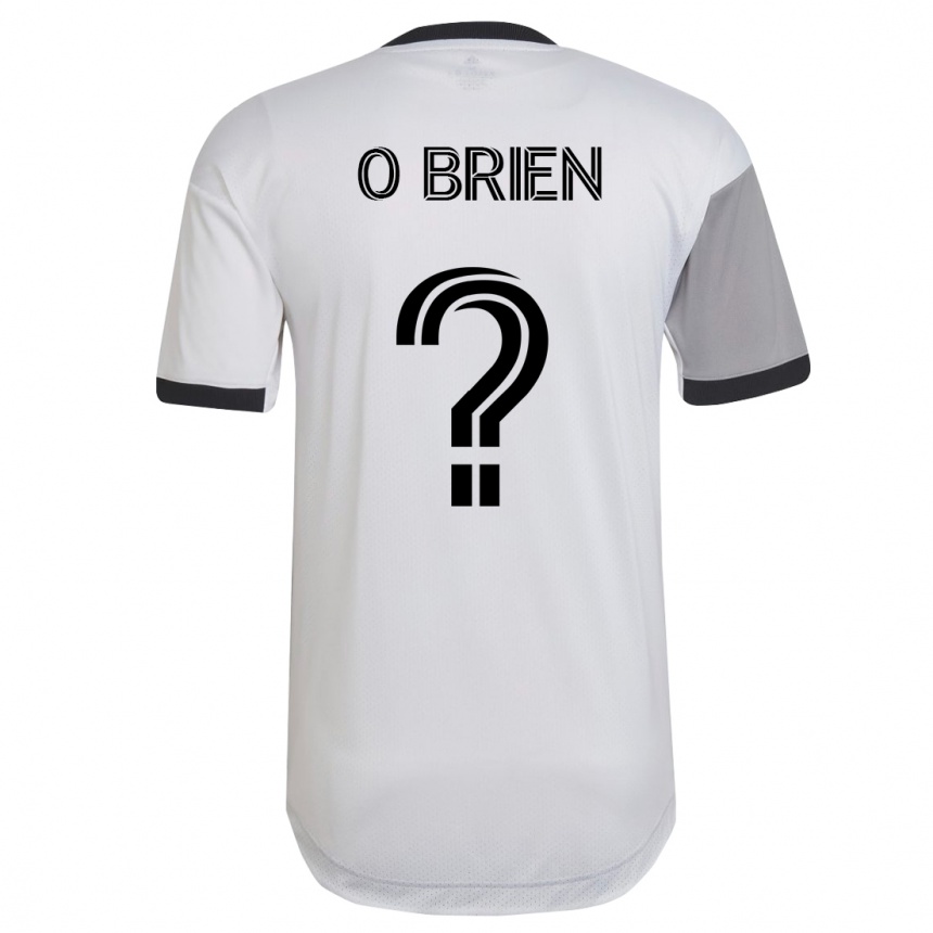 Niño Fútbol Camiseta Alexander O'brien #0 Blanco 2ª Equipación 2023/24 México
