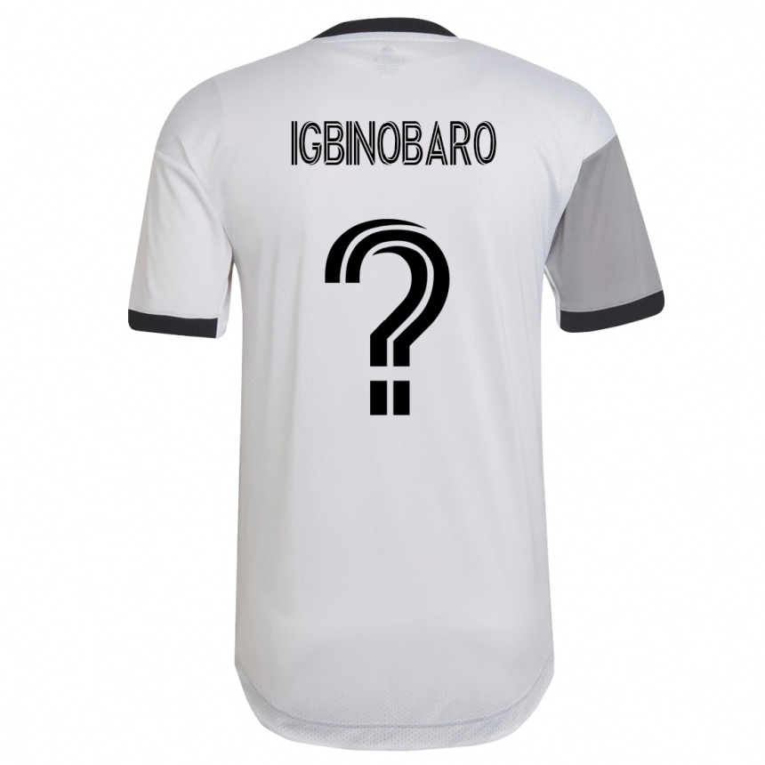 Niño Fútbol Camiseta Philip Igbinobaro #0 Blanco 2ª Equipación 2023/24 México