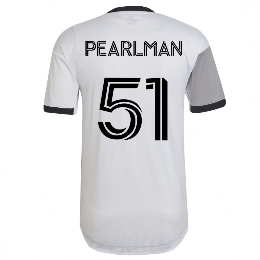 Niño Fútbol Camiseta Adam Pearlman #51 Blanco 2ª Equipación 2023/24 México