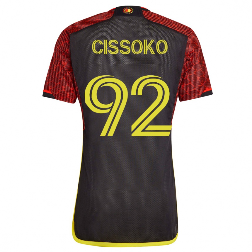Niño Fútbol Camiseta Abdoulaye Cissoko #92 Naranja 2ª Equipación 2023/24 México