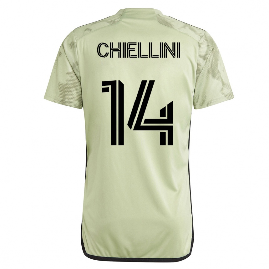 Niño Fútbol Camiseta Giorgio Chiellini #14 Verde 2ª Equipación 2023/24 México