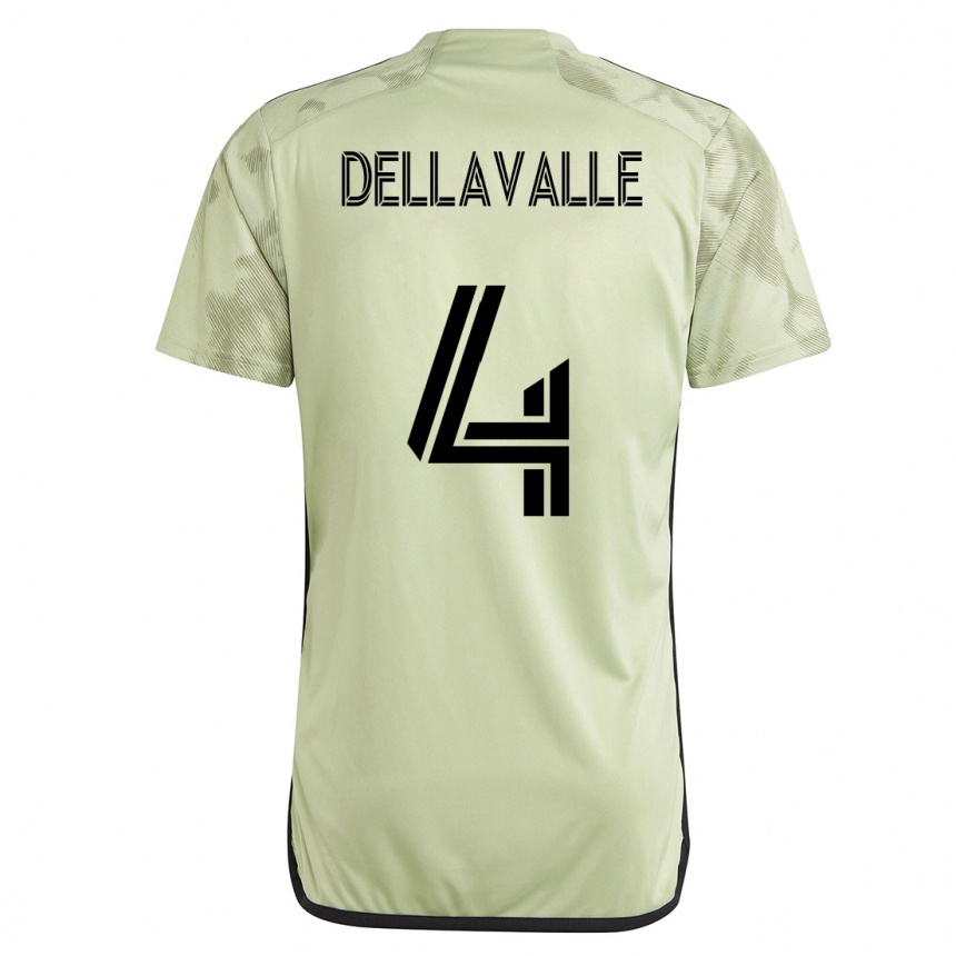 Niño Fútbol Camiseta Lorenzo Dellavalle #4 Verde 2ª Equipación 2023/24 México