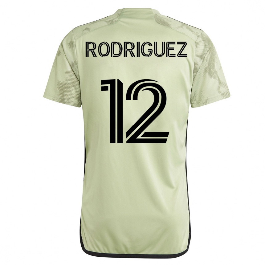 Niño Fútbol Camiseta Jeremi Rodríguez #12 Verde 2ª Equipación 2023/24 México