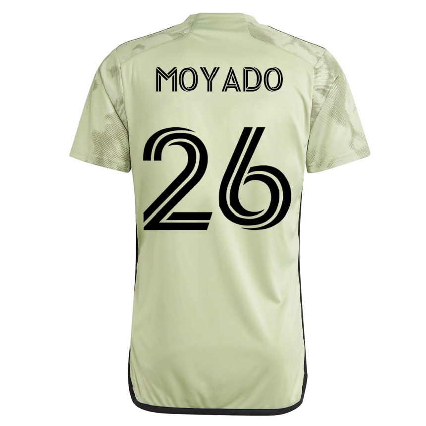 Niño Fútbol Camiseta Bryan Moyado #26 Verde 2ª Equipación 2023/24 México