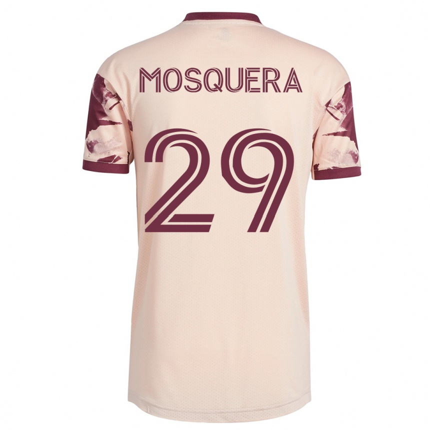 Niño Fútbol Camiseta Juan David Mosquera #29 Blanquecino 2ª Equipación 2023/24 México