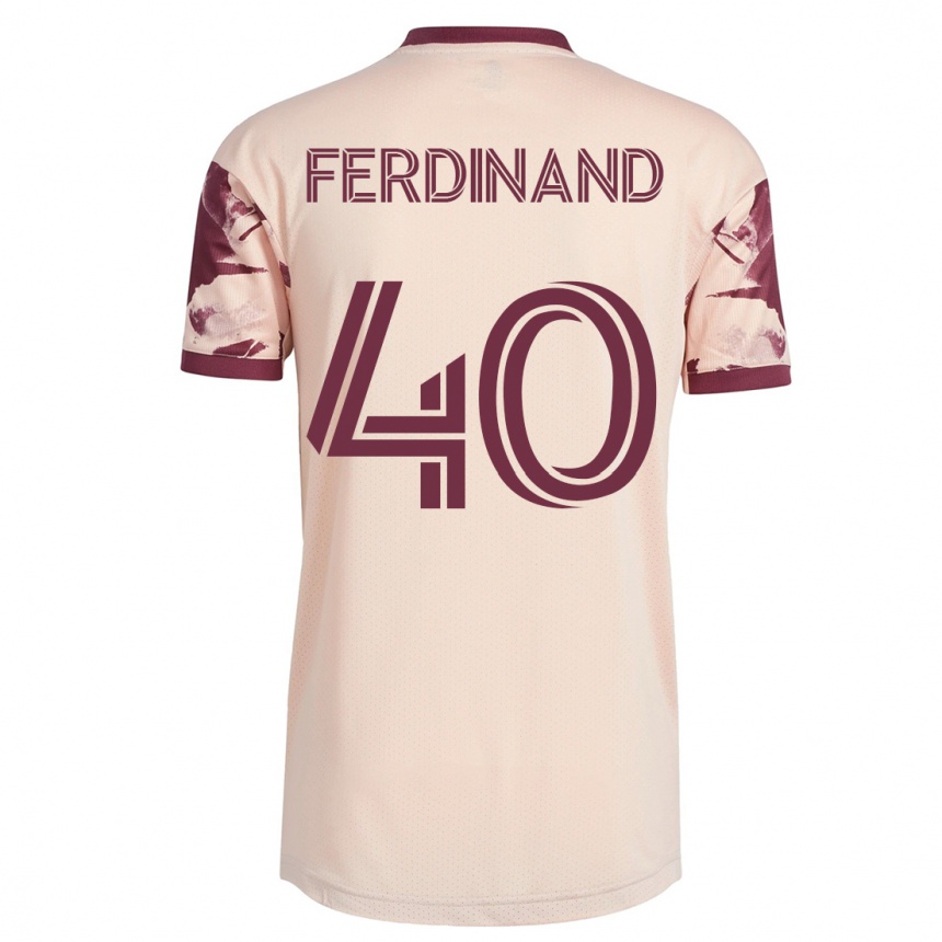 Niño Fútbol Camiseta Keesean Ferdinand #40 Blanquecino 2ª Equipación 2023/24 México