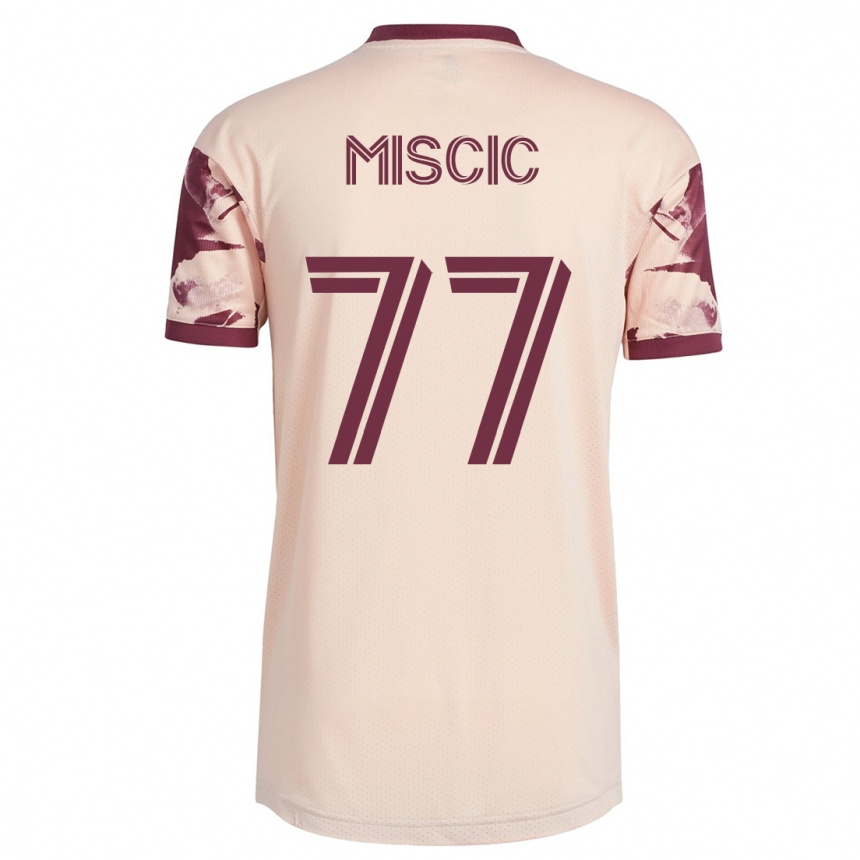 Niño Fútbol Camiseta Selmir Miscic #77 Blanquecino 2ª Equipación 2023/24 México