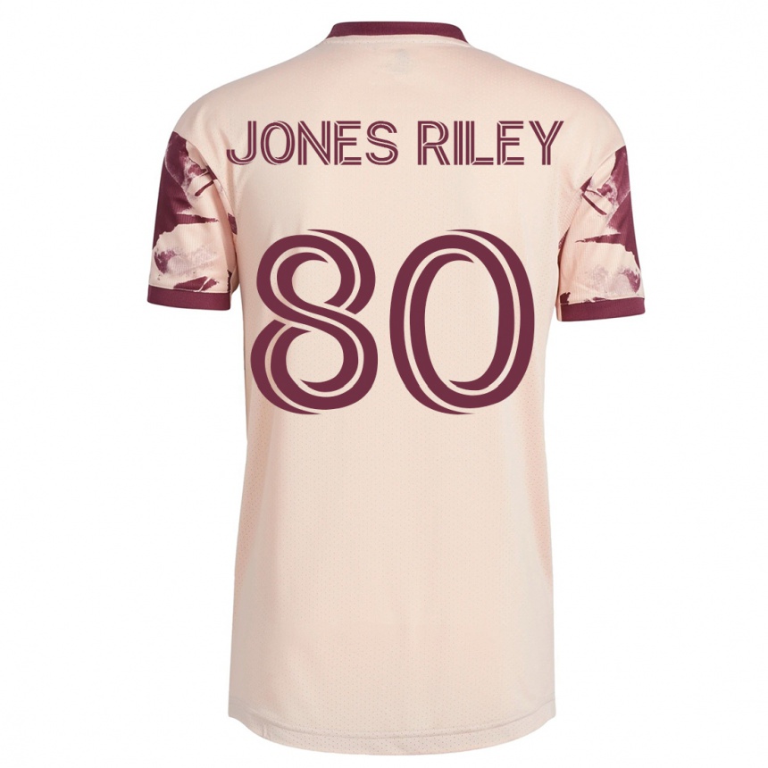 Niño Fútbol Camiseta Jaden Jones-Riley #80 Blanquecino 2ª Equipación 2023/24 México