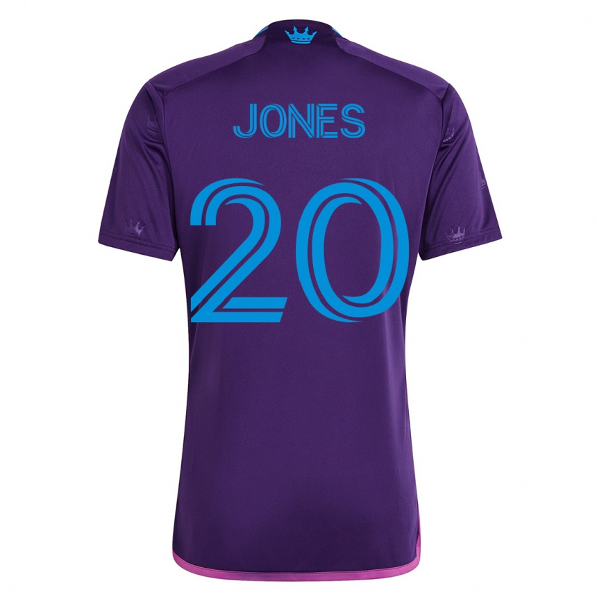 Niño Fútbol Camiseta Derrick Jones #20 Violeta 2ª Equipación 2023/24 México
