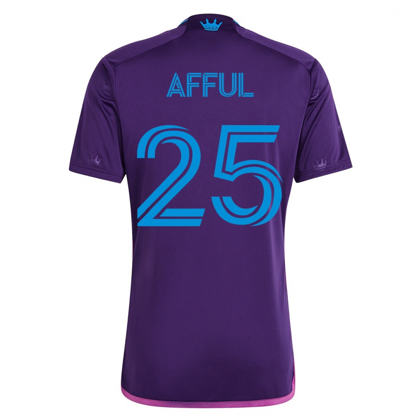 Niño Fútbol Camiseta Harrison Afful #25 Violeta 2ª Equipación 2023/24 México